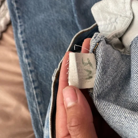 1980 Levis 501 Button Fly 29-32 Denim Jeans